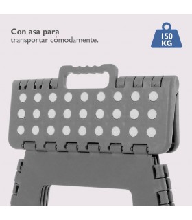 Taburete de plástico plegable Máx. 150kg GSC