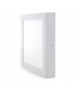 Plafón superficie LED 25W 2.500Lm 120º IP40 Cuadrado Blanco