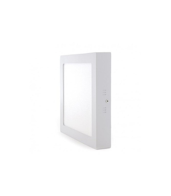 Plafón superficie LED 25W 2.500Lm 120º IP40 Cuadrado Blanco