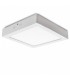 Plafón superficie LED 25W 2.500Lm 120º IP40 Cuadrado Blanco