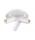 Foco Techo Triple Circular Blanco 3xGU10