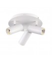 Foco Techo Triple Circular Blanco 3xGU10