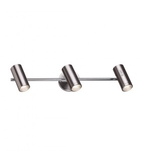 Foco Triple Líneal Níquel 3xGU10