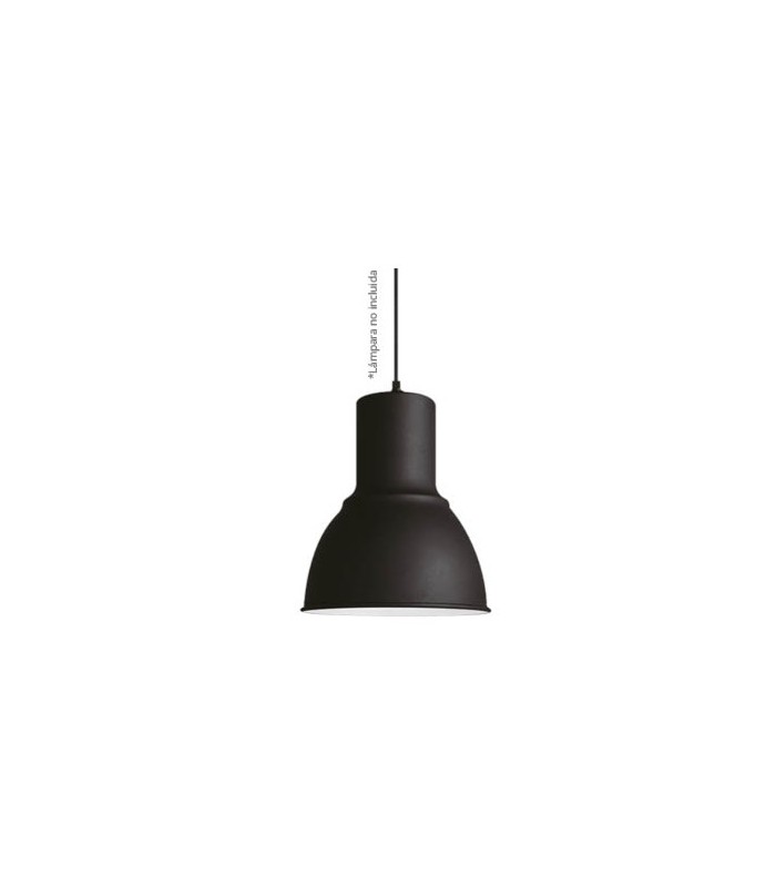 Lámpara Colgante Faro E27 1m Negra