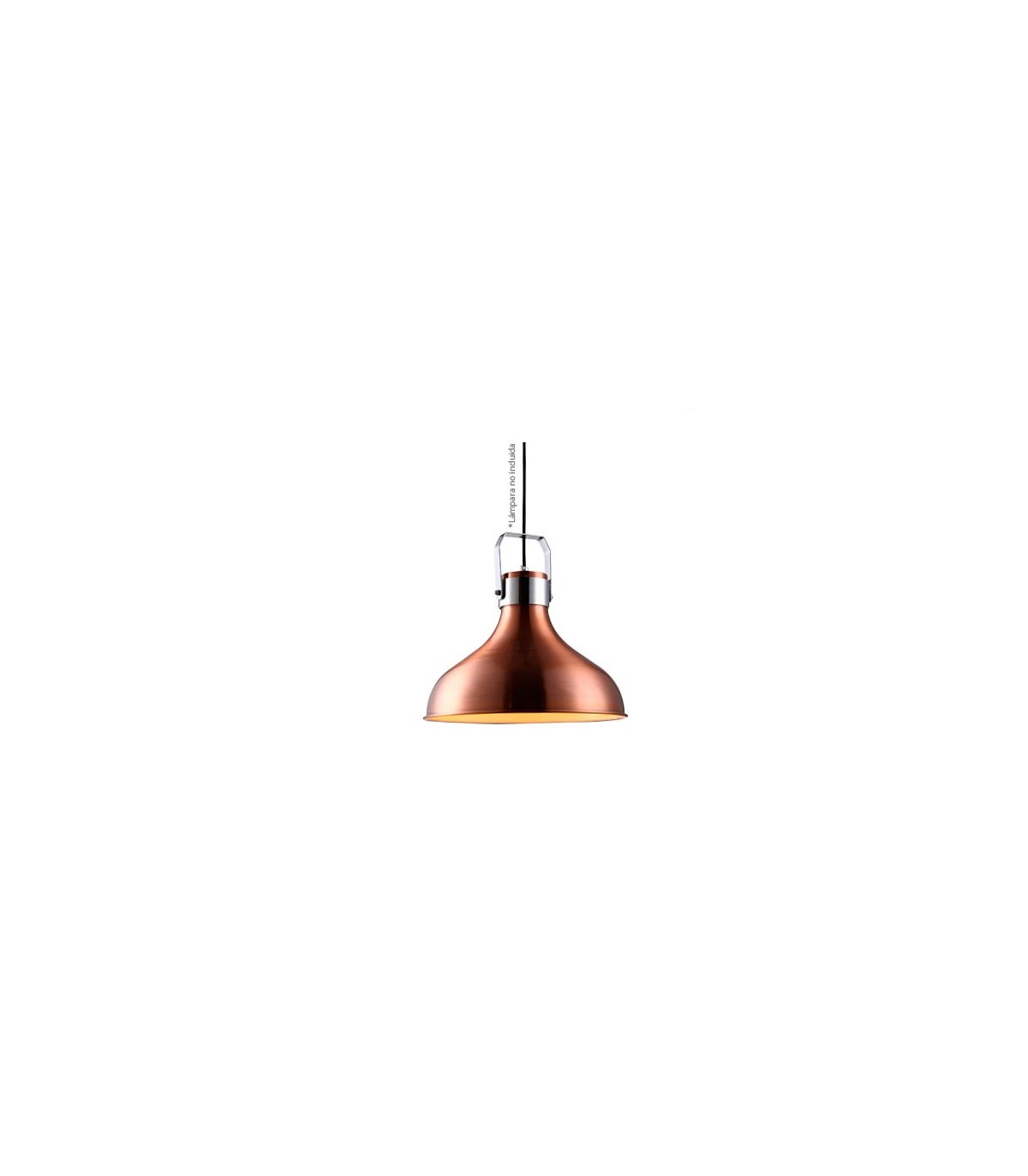 Lámpara Colgante Barum E27 1m Cobre