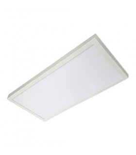 Plafón superficie LED 24W 2.040Lm 120º IP40 60x30cm Blanco