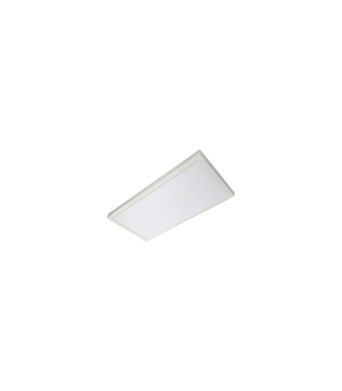 Plafón superficie LED 24W 2.040Lm 120º IP40 60x30cm Blanco