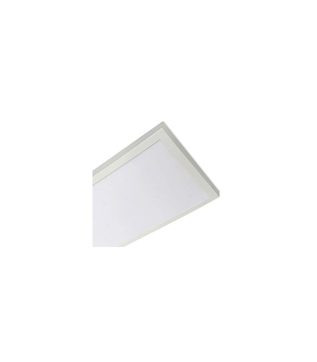 Plafón superficie LED 24W 2.040Lm 120º IP40 60x30cm Blanco