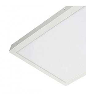 Plafón superficie LED 24W 2.040Lm 120º IP40 60x30cm Blanco