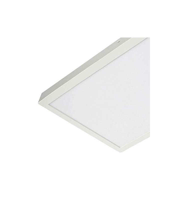 Plafón superficie LED 24W 2.040Lm 120º IP40 60x30cm Blanco