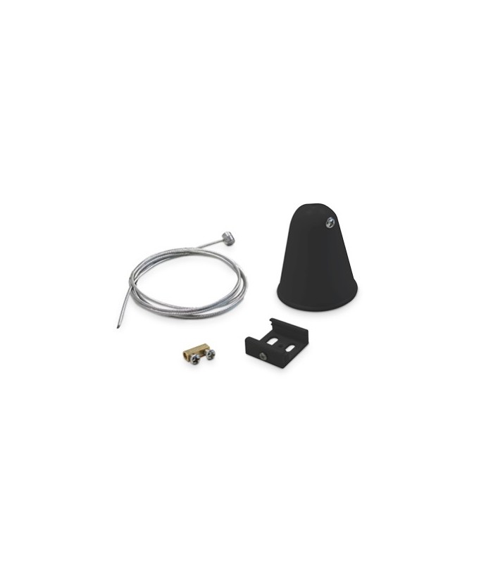 Kit De Suspension Para Carril Trifásico Negro