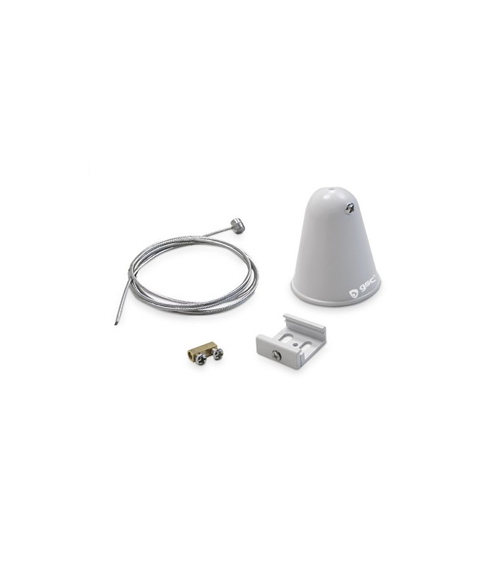 Kit De Suspension Para Carril Trifásico Blanco
