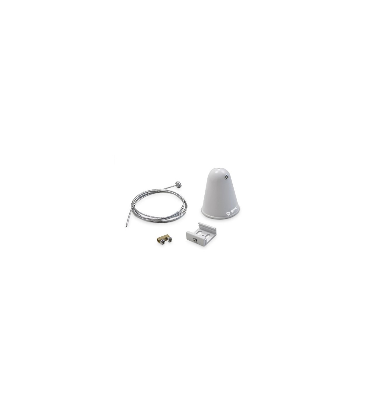 Kit De Suspension Para Carril Trifásico Blanco