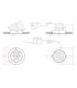 Downlight LED 7W 700Lm 60º IP20 Cromo