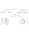 Downlight LED 7W 700Lm 60º IP20 Cromo