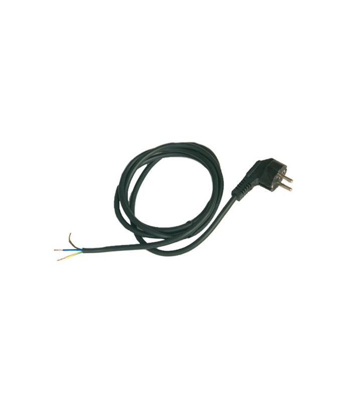 Conexión Cable PVC + Schuko (3x1.0mm) 1,5m Negro
