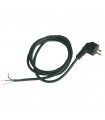 Conexión Cable PVC + Schuko (3x1.0mm) 1,5m Negro