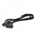 Cable Alimentacion AC006 (2x0.75mm) 1.5m Negro