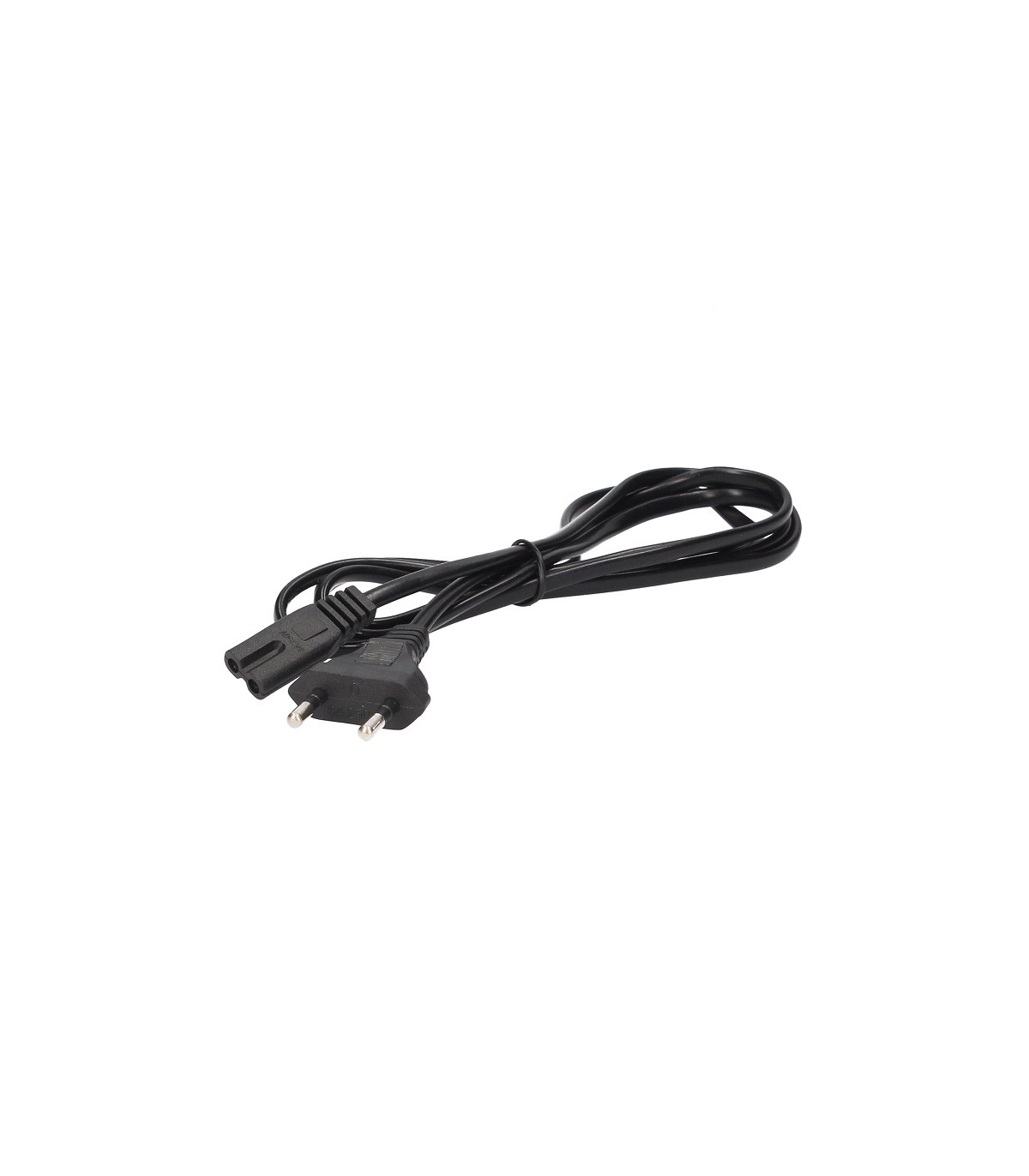 Cable Alimentacion AC006 (2x0.75mm) 1.5m Negro