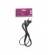 Cable Alimentacion AC006 (2x0.75mm) 1.5m Negro
