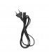 Cable Alimentacion AC006 (2x0.75mm) 1.5m Negro