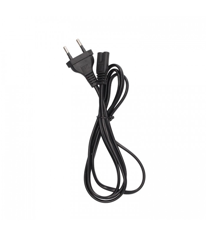 Cable Alimentacion AC006 (2x0.75mm) 1.5m Negro