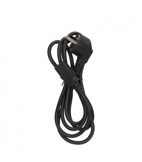 Cable Alimentacion Schuko a Hembra IEC-60320 1.8m Negro