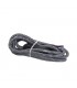 Conexión + Interruptor (2x0.75mm) 1.5m Textil Negro/Blanco