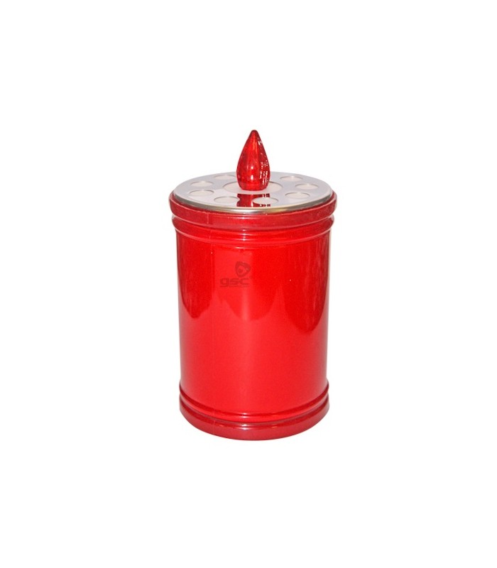 Vela Decorativa Led Roja 2xR14/C