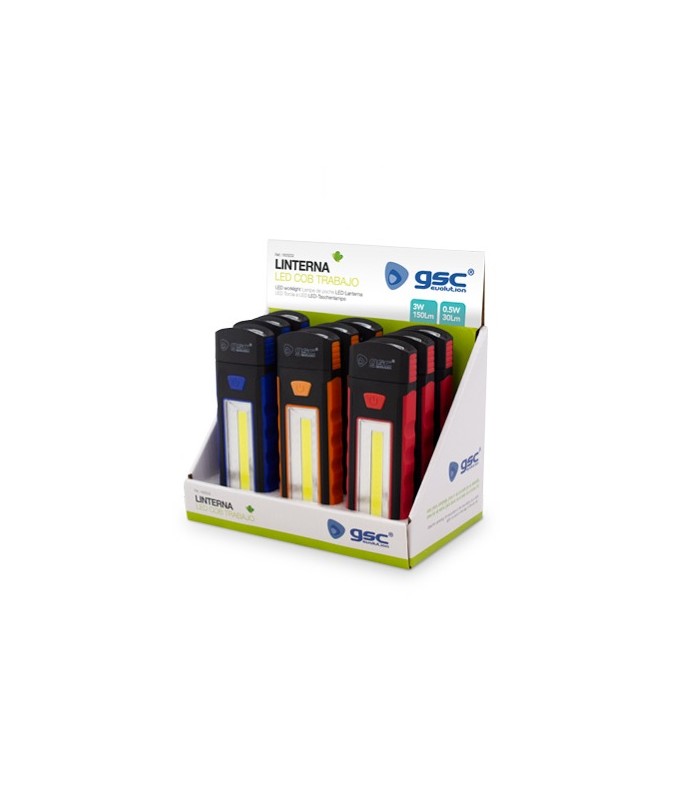 Linterna Trabajo 3W + 0.5W (4xAAA)