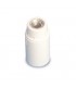 Portalámparas baquelita liso E14 2A 250V Blanco