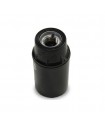 Portalámparas baquelita liso E14 2A 250V Negro