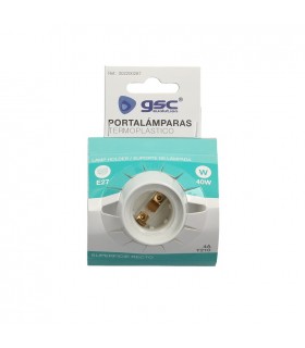 Portalámparas Superficie Recto E27 4A 250V