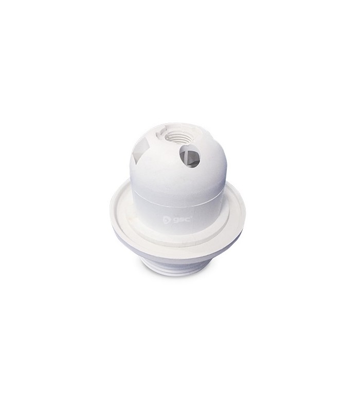 Portalámparas Con Rosca E27 4A 250V Blanco