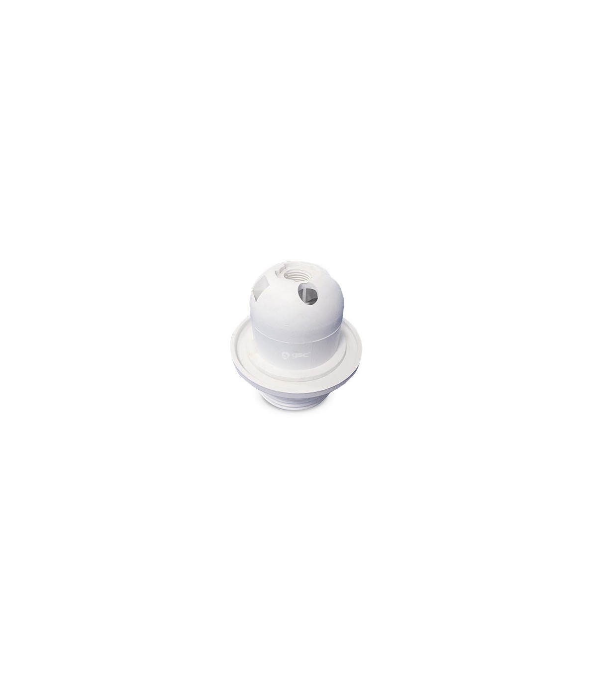 Portalámparas Con Rosca E27 4A 250V Blanco