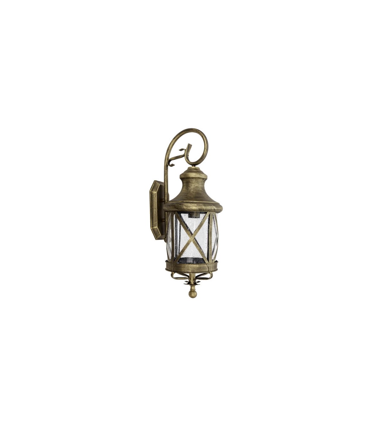 Aplique Exterior Orquidea 1xE27 Oro