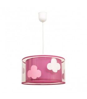 Colgante Nube Rosa 1xE27