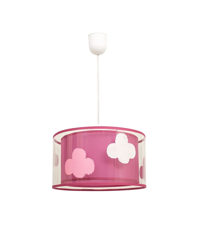 Colgante Nube Rosa 1xE27