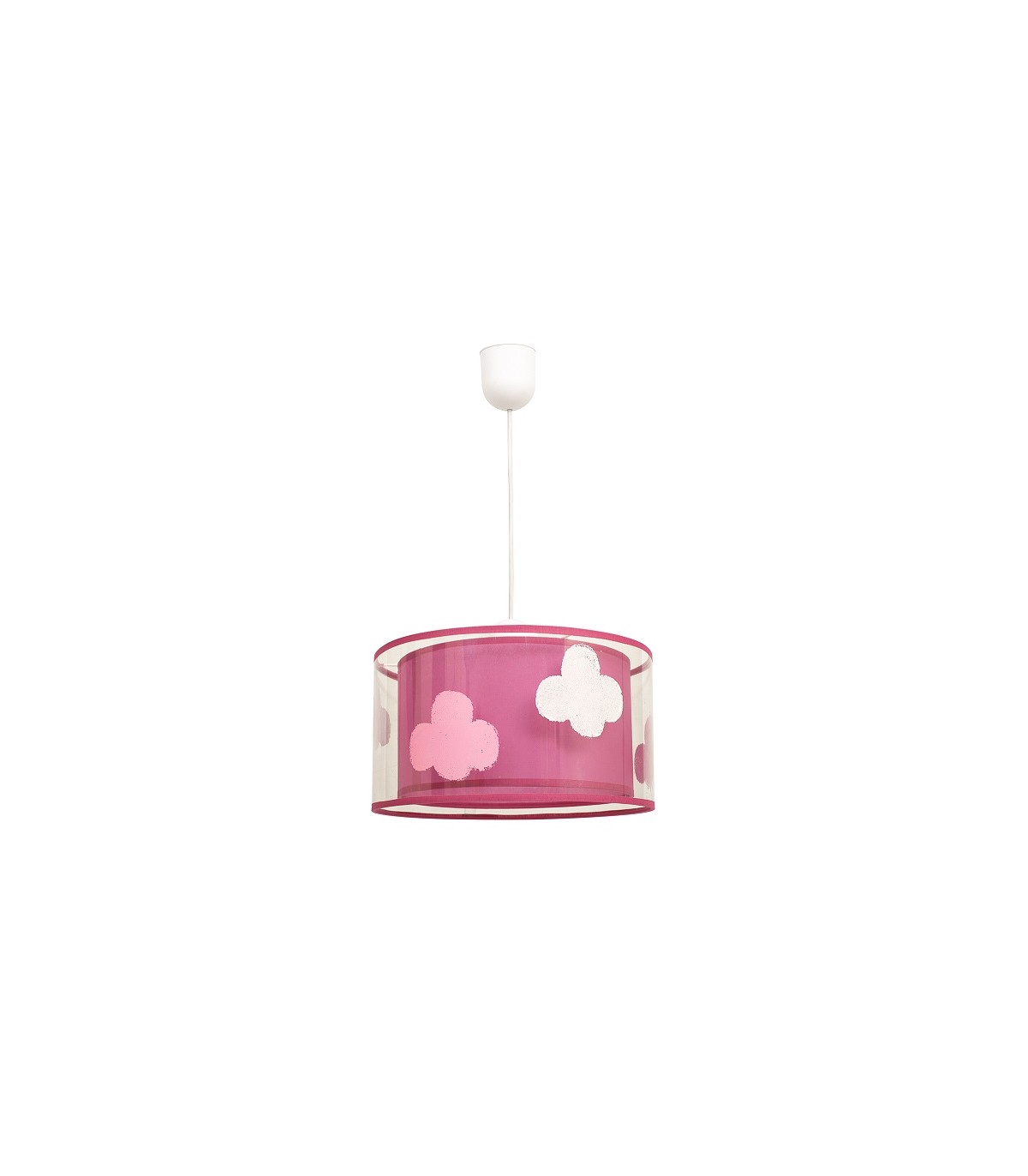 Colgante Nube Rosa 1xE27