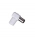 Conector Hembra TV Acodado