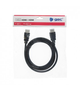 Cable Conexión HDMI-HDMI V1.4 Negro 1.8M