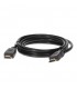 Cable Conexión HDMI-HDMI V1.4 Negro 1.8M