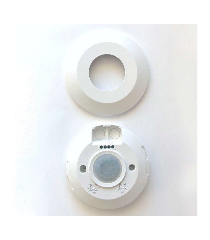 Detector Movimiento superficie techo 360º 230V IP44 LED