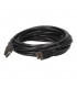 Cable Conexión HDMI-HDMI V1.4 Negro 25m 4K