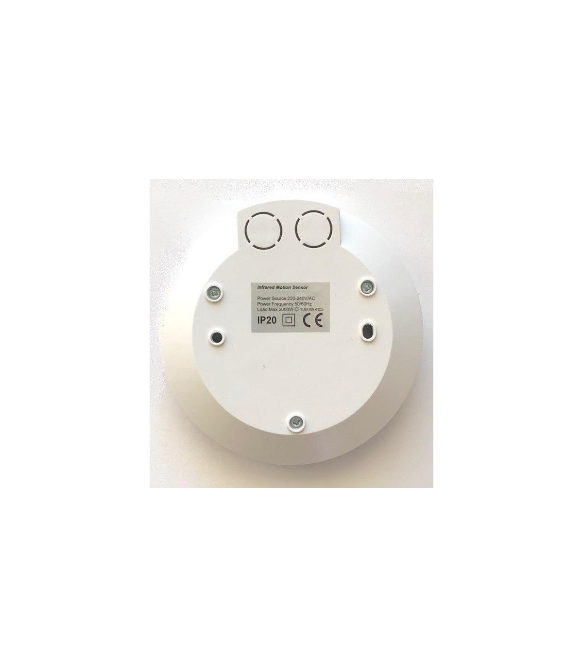 Detector Movimiento superficie techo 360º 230V IP44 LED