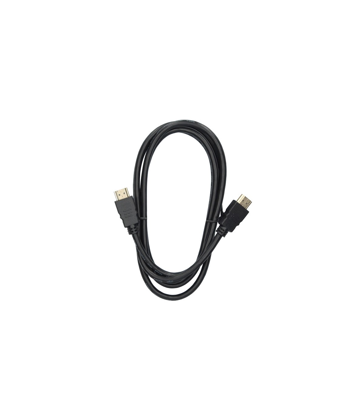 Cable Conexión HDMI-HDMI V2.0 Negro 1.8m 4K