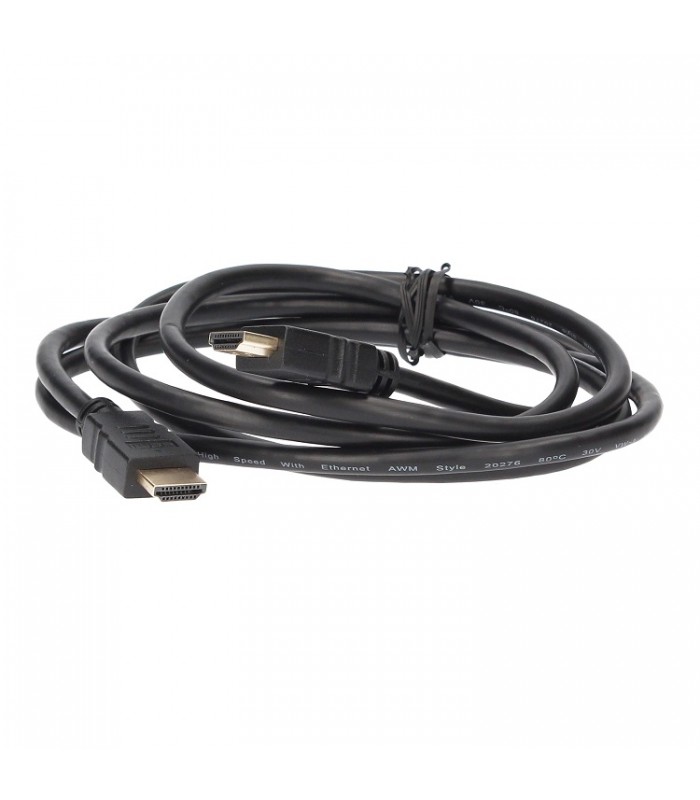 Cable Conexión HDMI-HDMI V2.0 Negro 1.8m 4K