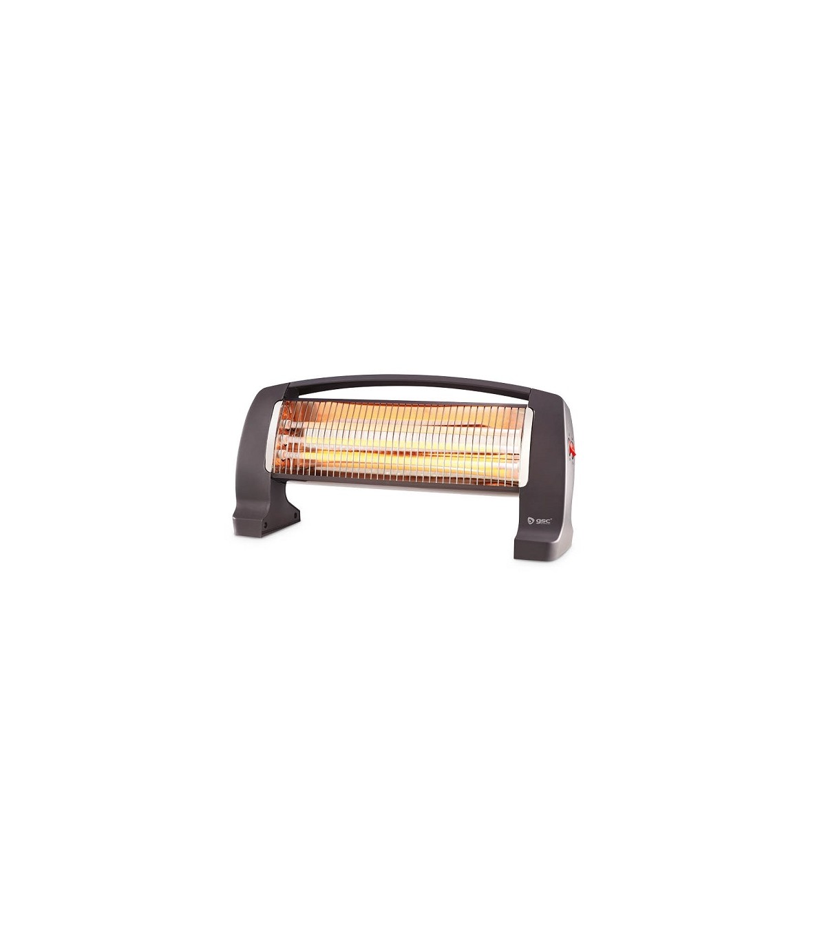 Estufa De Cuarzo 1200W Peana Negra