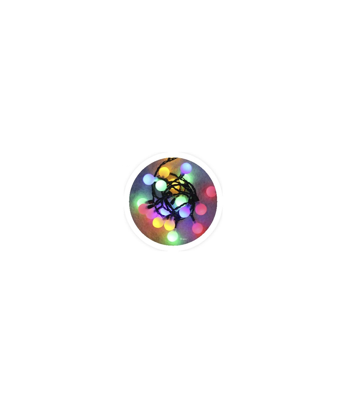 Guirnalda Led Bombillas 3.6W 4m 8 Funciones 230V IP44