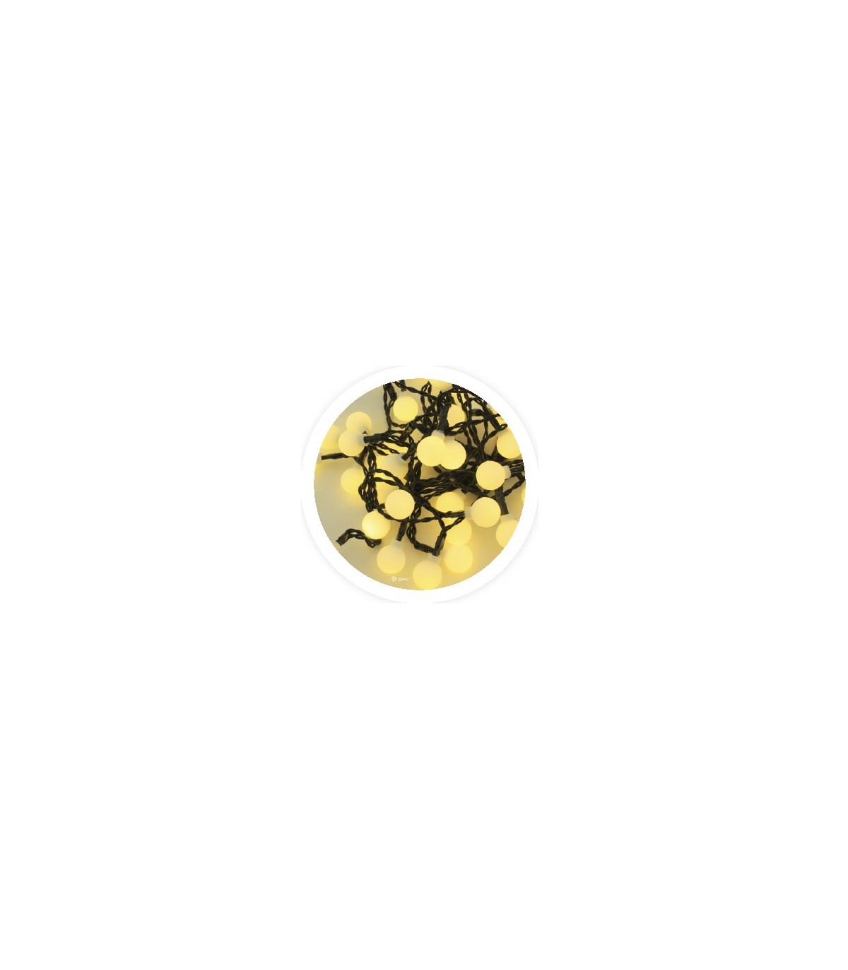 Guirnalda Led Bombillas 3.6W 4m 8 Funciones 230V IP44